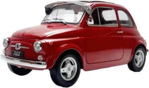 1 12 for Fiat 500F 1968 Classic Nostalgia Alloy Car Model Collectible Toy Souvenir Display Motor Vehicles Toys