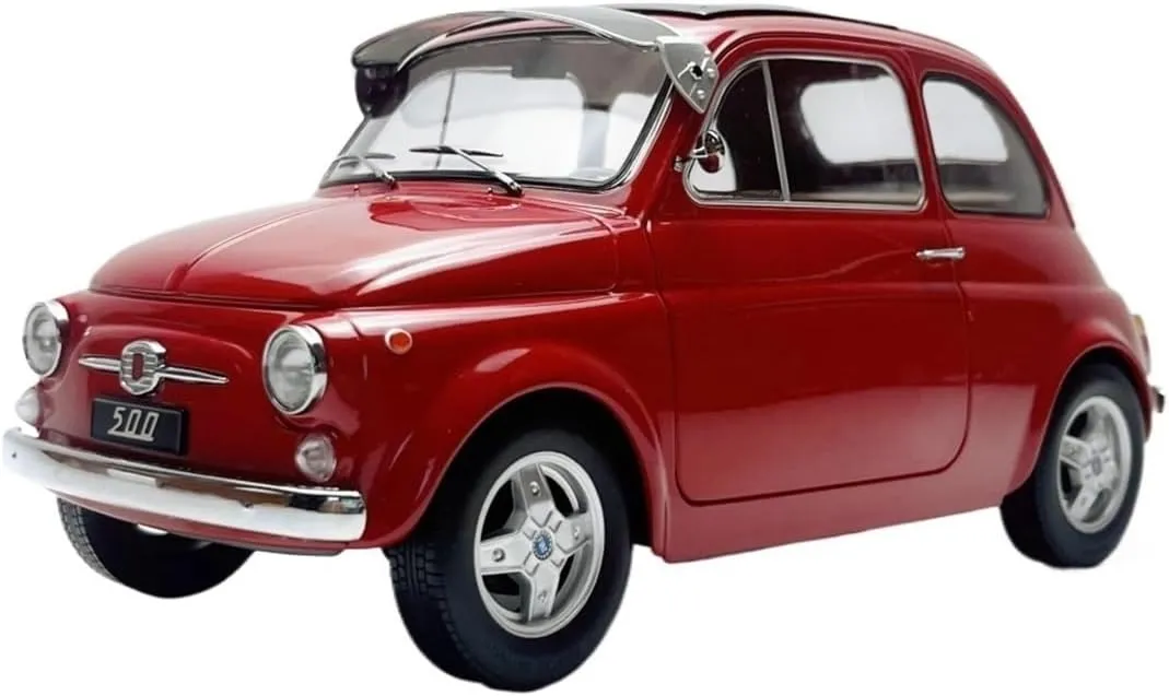 1 12 for Fiat 500F 1968 Classic Nostalgia Alloy Car Model Collectible Toy Souvenir Display Motor Vehicles Toys