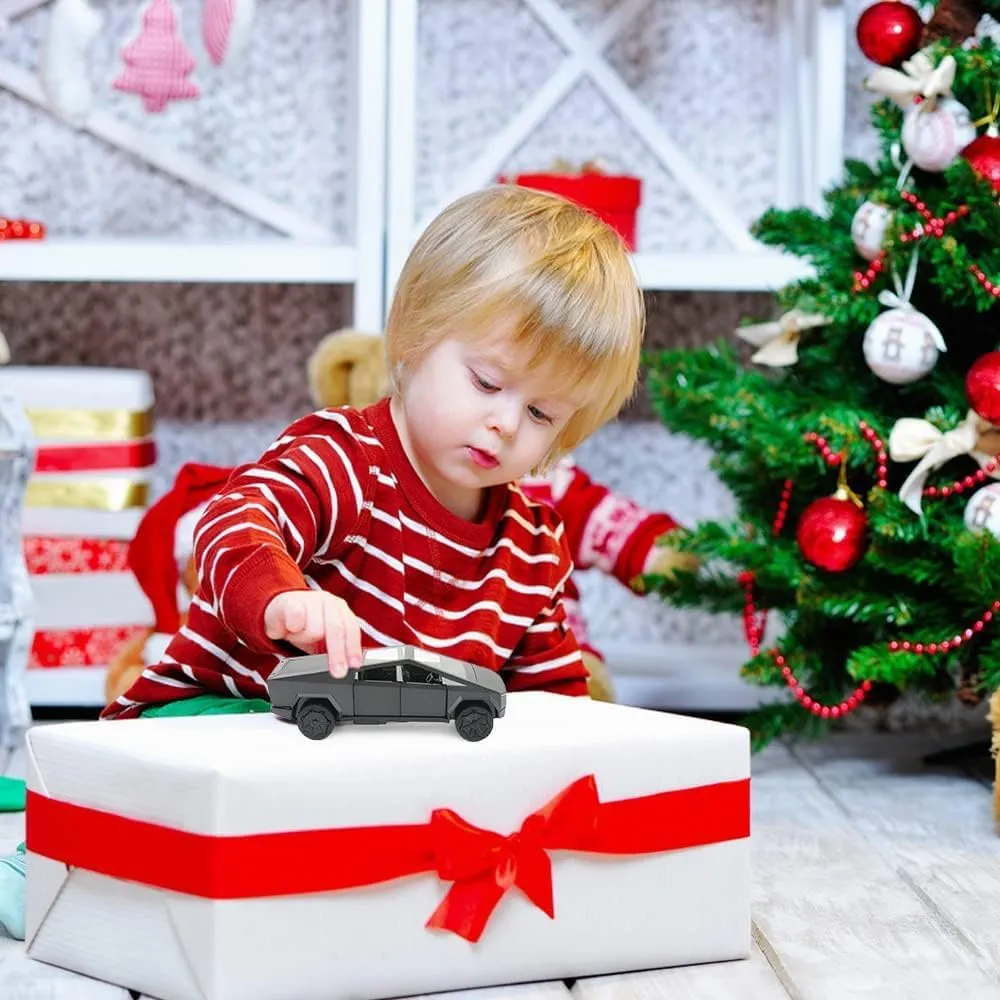 1/32 Alloy Pickup Truck Model Simulation Casting Toy Car Model Children's Dream Toys with Cool Lighting and Dynamic Music Perfect Birthday and New Year Gifts (1/32 Pickup Black)