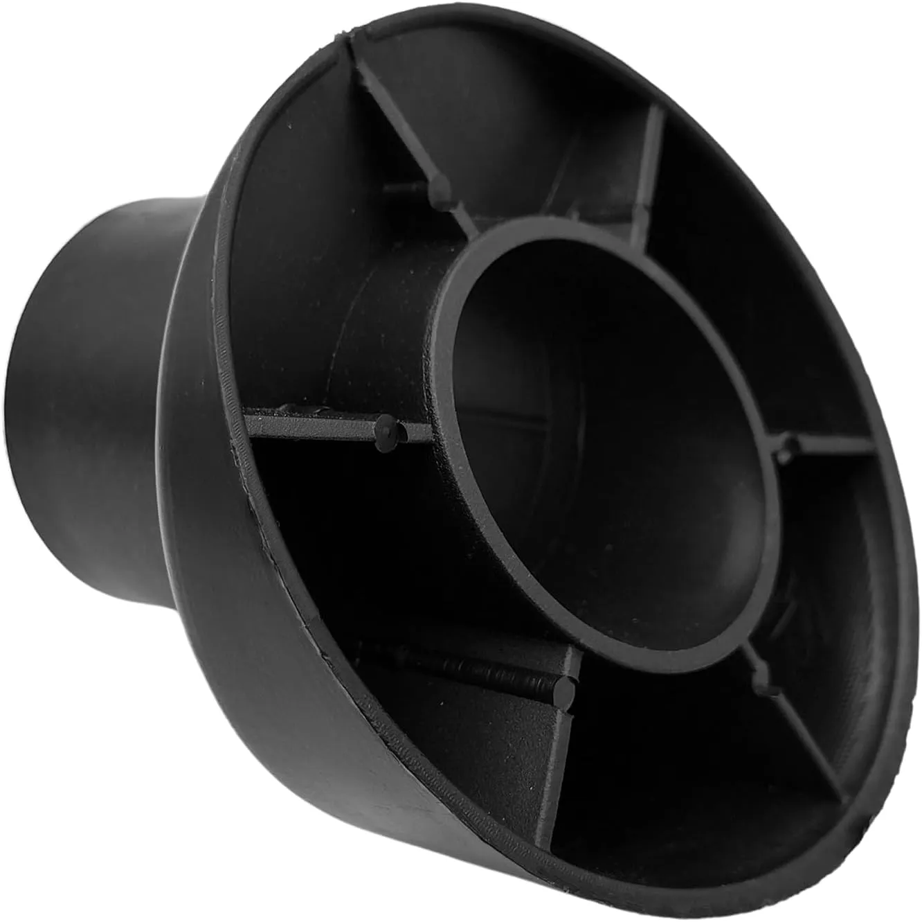1.97"/5cm Porch Swing Replacement Feet, Black Horseshoe-Shaped Plastic Leg Caps to Secure Swing Legs to Ground(Set of 4)