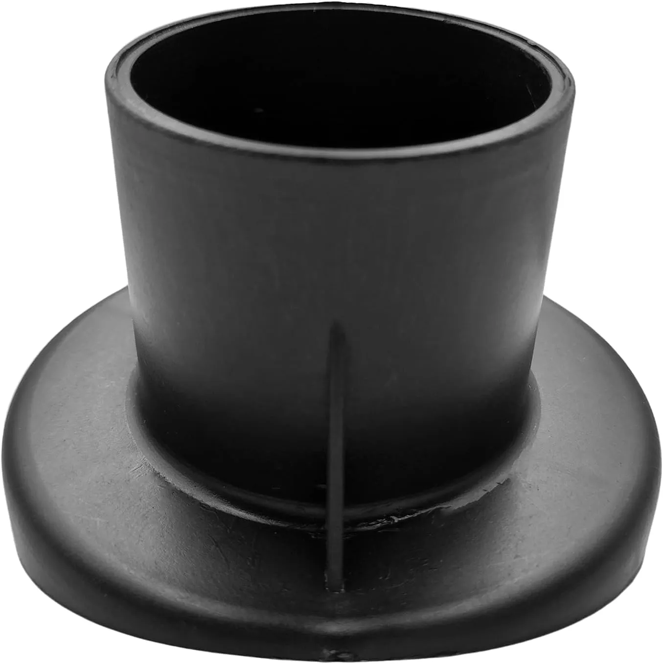 1.97"/5cm Porch Swing Replacement Feet, Black Horseshoe-Shaped Plastic Leg Caps to Secure Swing Legs to Ground(Set of 4)