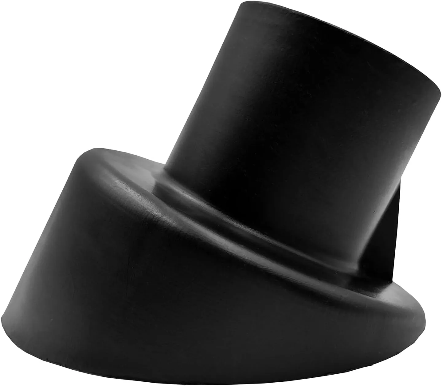 1.97"/5cm Porch Swing Replacement Feet, Black Horseshoe-Shaped Plastic Leg Caps to Secure Swing Legs to Ground(Set of 4)