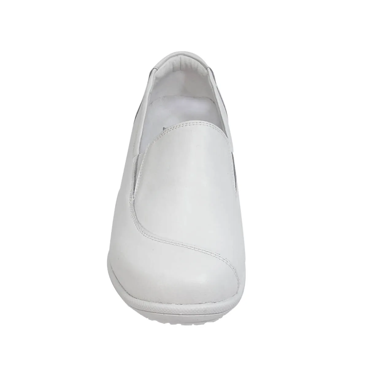24 HOUR COMFORT Lila Women's Wide Width Leather Slip-On Shoes
