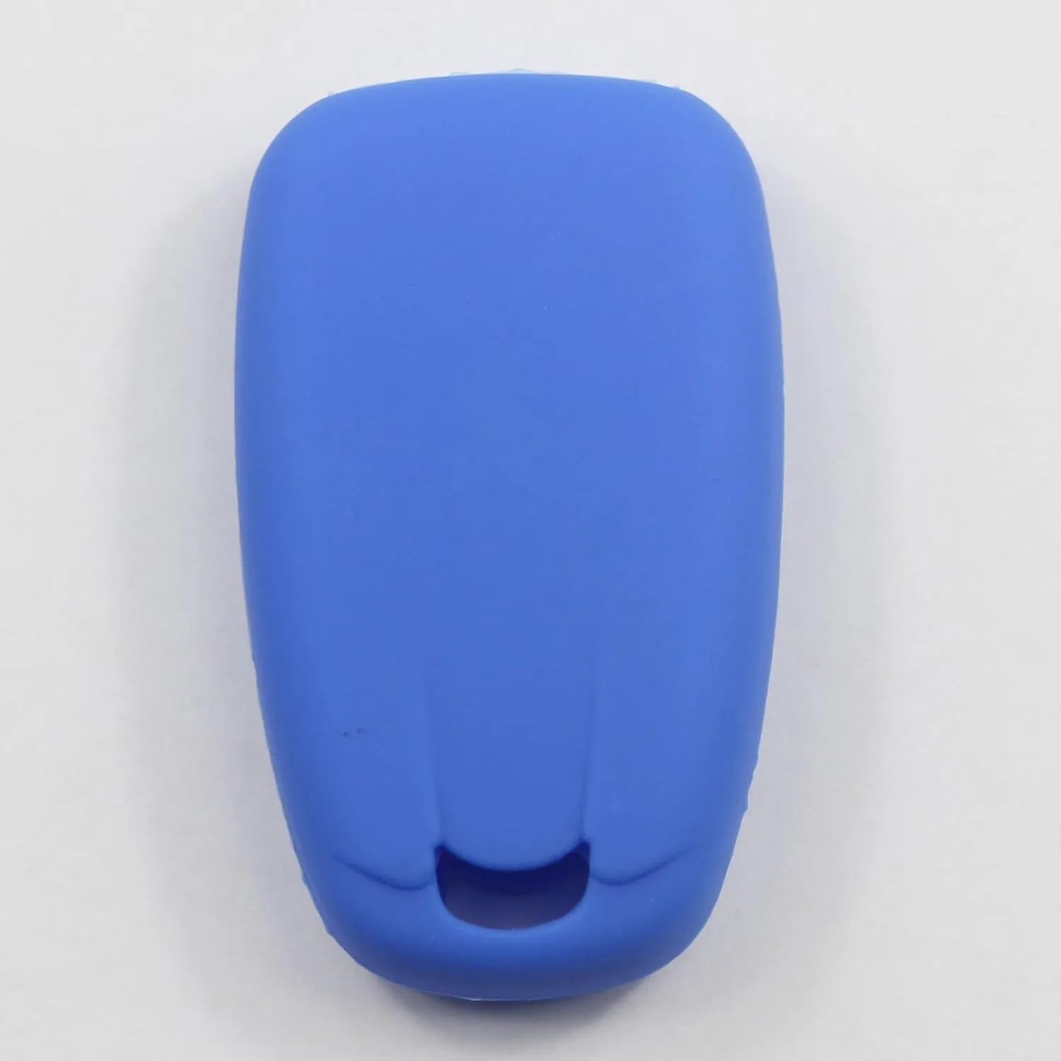 2Pcs Rubber Silicone 3 Buttons Smart Key Fob Cover Case Protector Keyless with Keychain Compatible with Chevrolet Blazer Equinox Spark Trailblazer Traverse 2021 2022 Black Blue