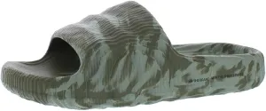 adidas Adilette 22 Slide Mens Shoes Size 12, Color: Olive Strata/Silver Green/Core Black
