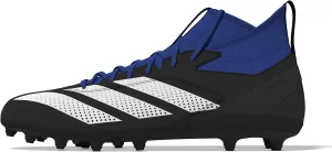 adidas Men's Adizero Impact.2 American Football Sneaker, Black/White/Team Royal Blue, 16