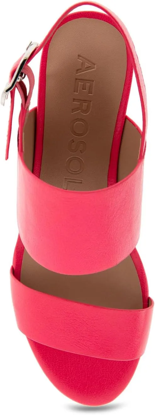 Aerosoles Women's Camera Platform Heeled Sandal
