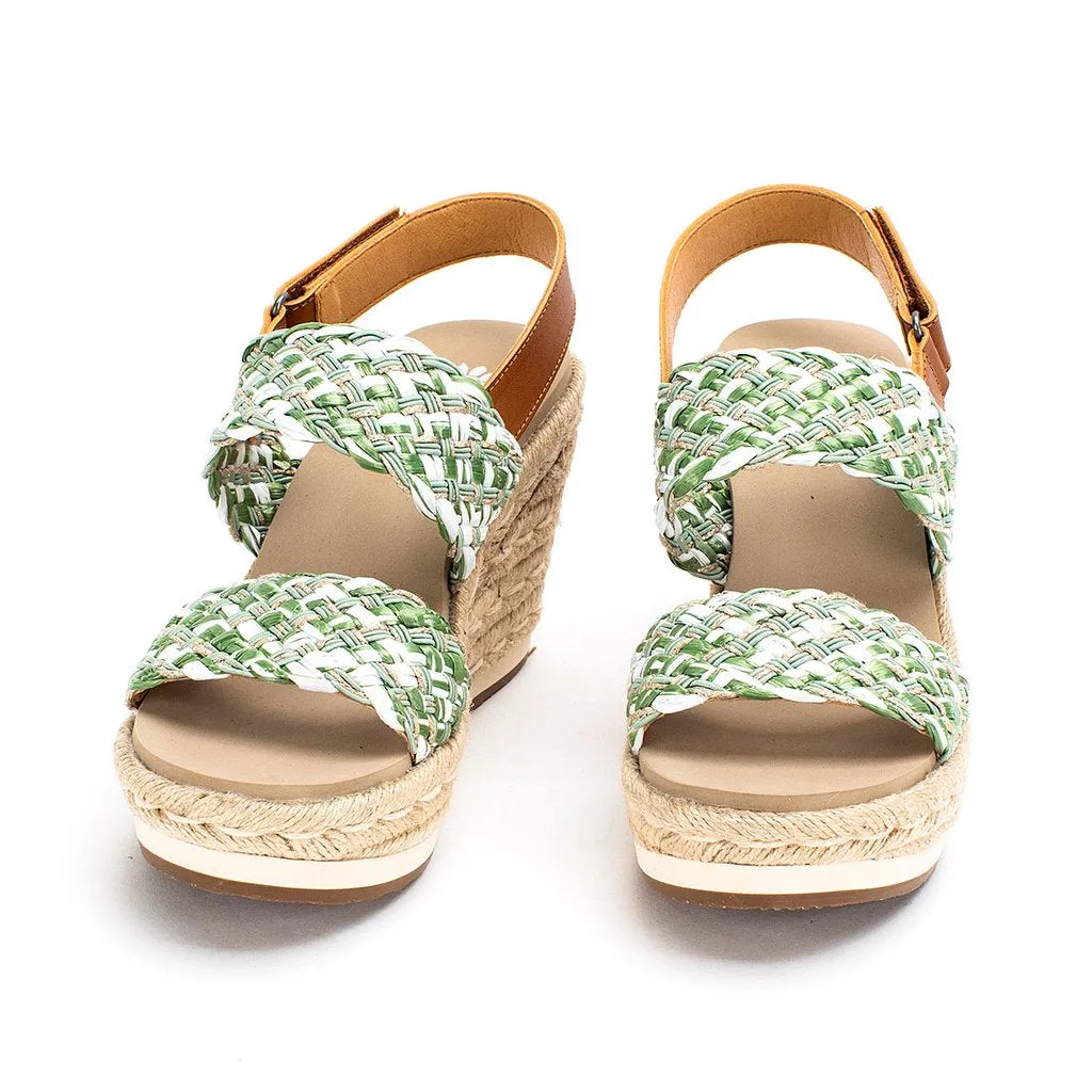 Arula Sage Wedge by Yellowbox