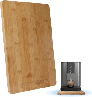 Bamboo Sliding Appliance Tray,Coffee Maker Slider Tray with Rubber Wheels, Countertop Pull Out Organizer for Coffee Machines,Air Fryers and Other (Natural, Medium-Long(9.5"W x 14"L))