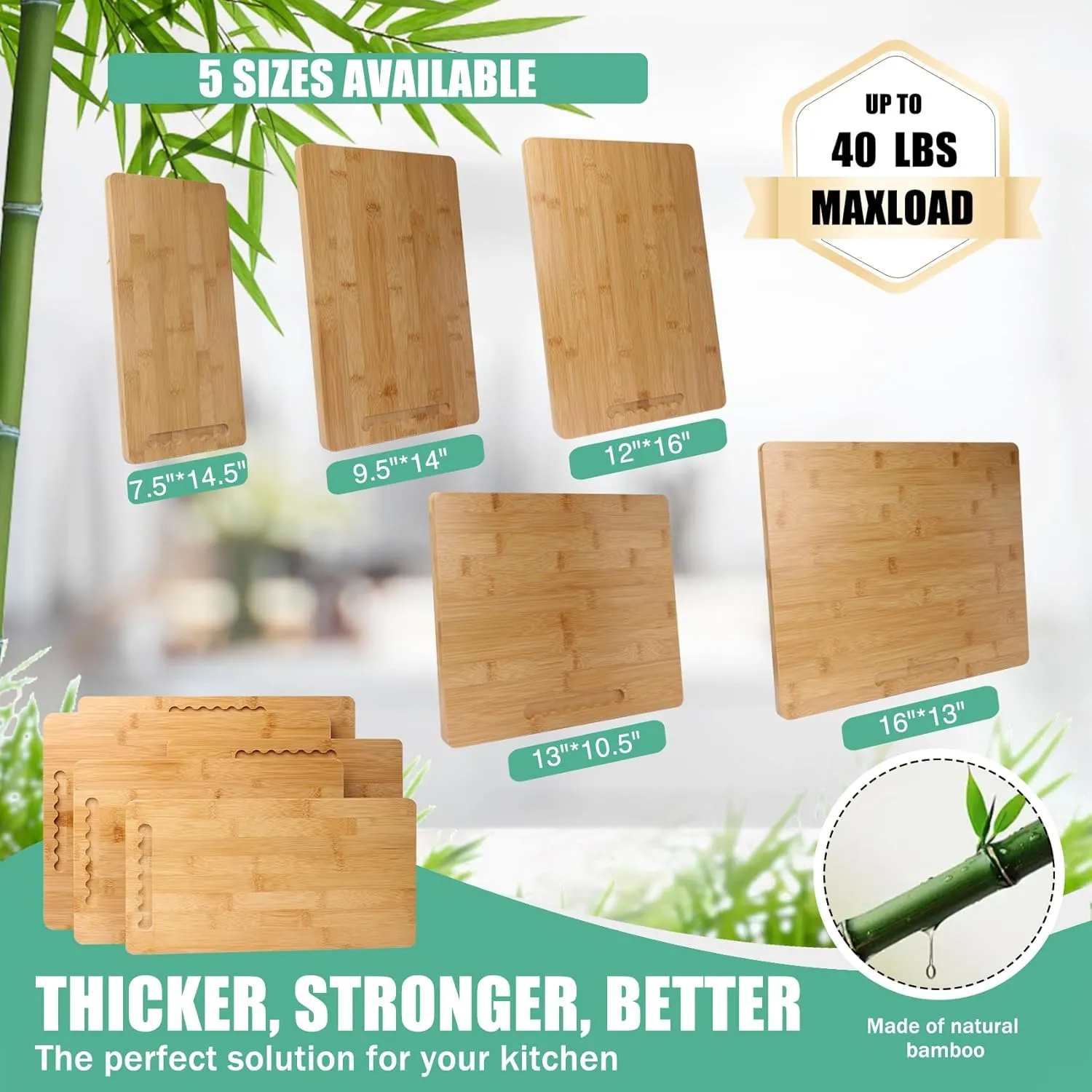 Bamboo Sliding Appliance Tray,Coffee Maker Slider Tray with Rubber Wheels, Countertop Pull Out Organizer for Coffee Machines,Air Fryers and Other (Natural, Medium-Long(9.5"W x 14"L))