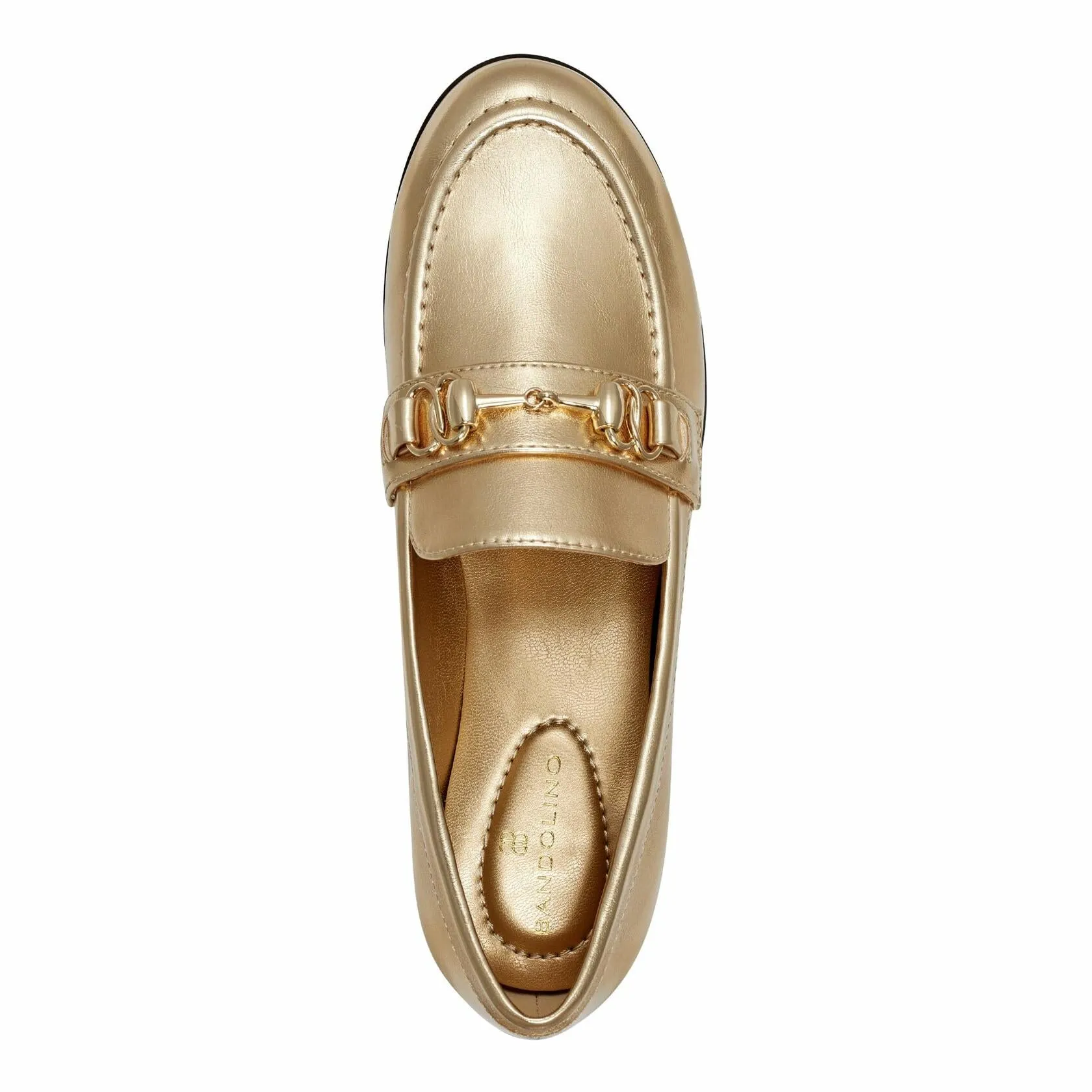 Bandolino Women's LALY Loafer, Gold 710, 9 - Very Good