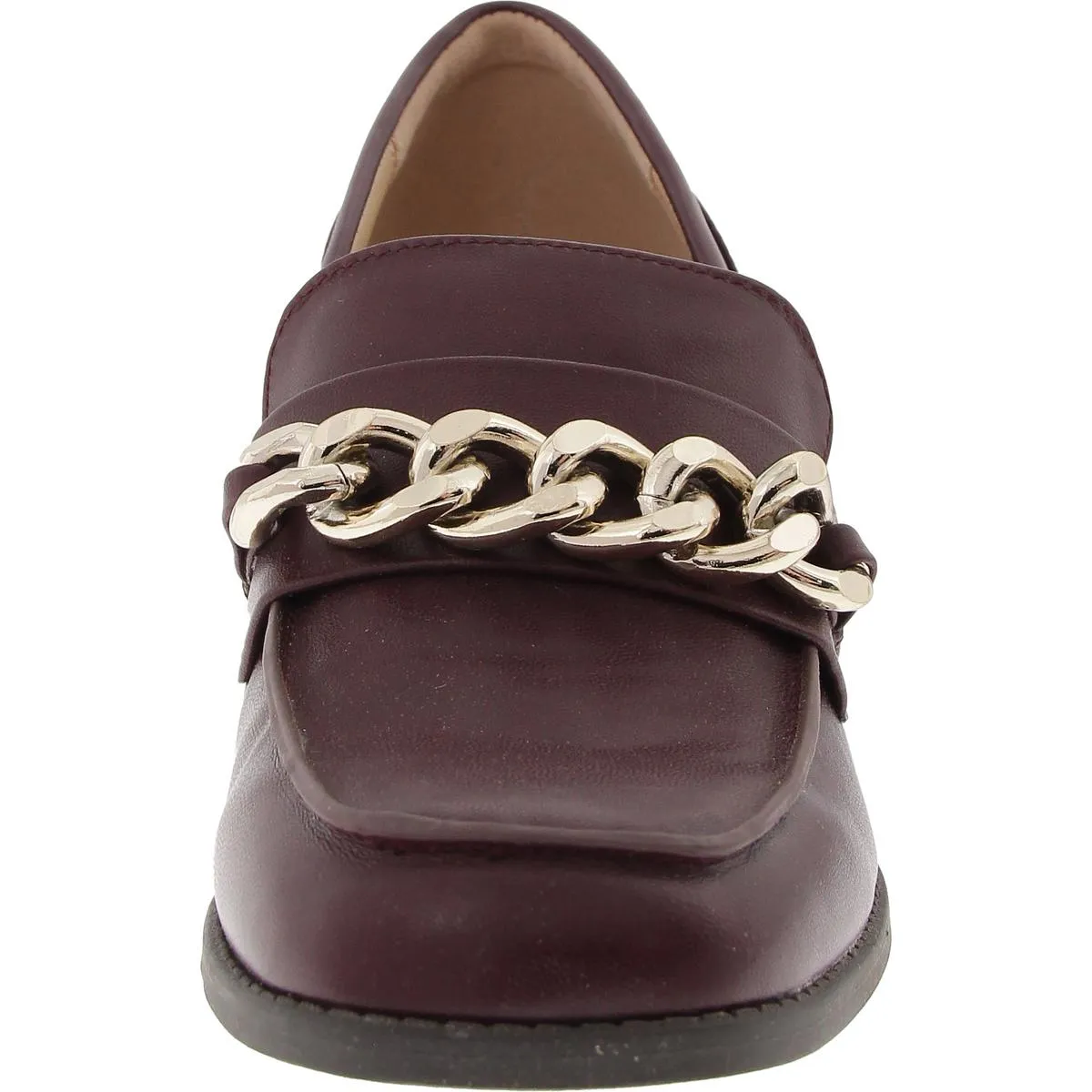 Bandolino Womens Misha 3 Round Toe Slip On Loafer Heels
