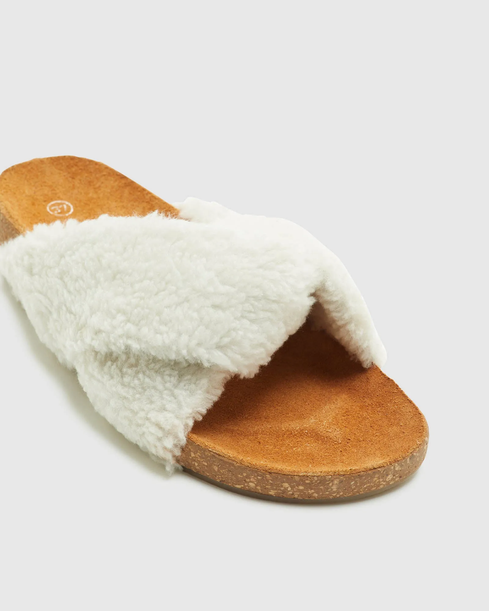 Biome Shearling Slide