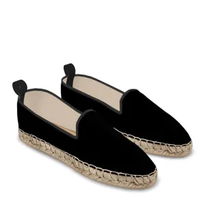 Black Loafer Espadrilles