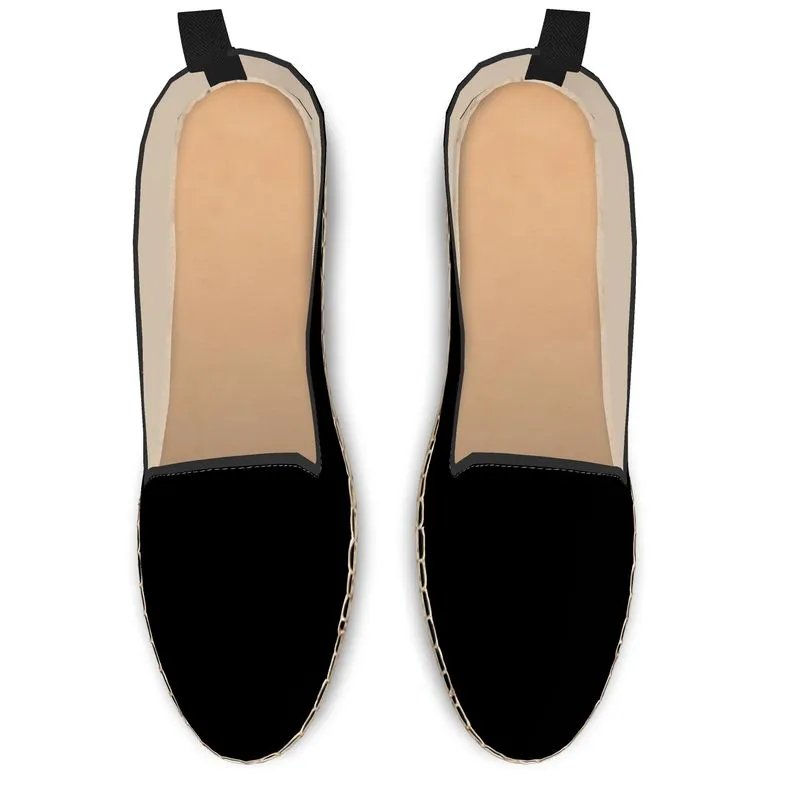 Black Loafer Espadrilles