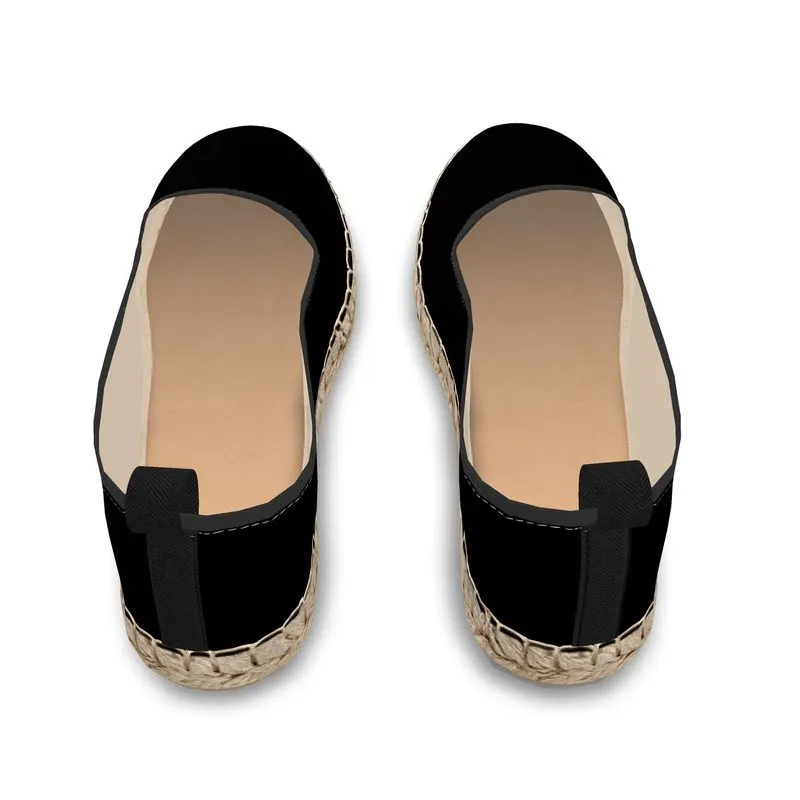 Black Loafer Espadrilles
