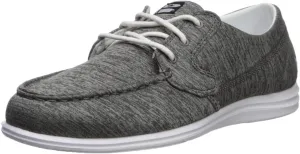 Brunswick Ladies Karma Bowling Shoes- Grey/White, 6