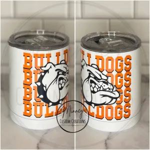 Bulldogs Low Ball Tumbler