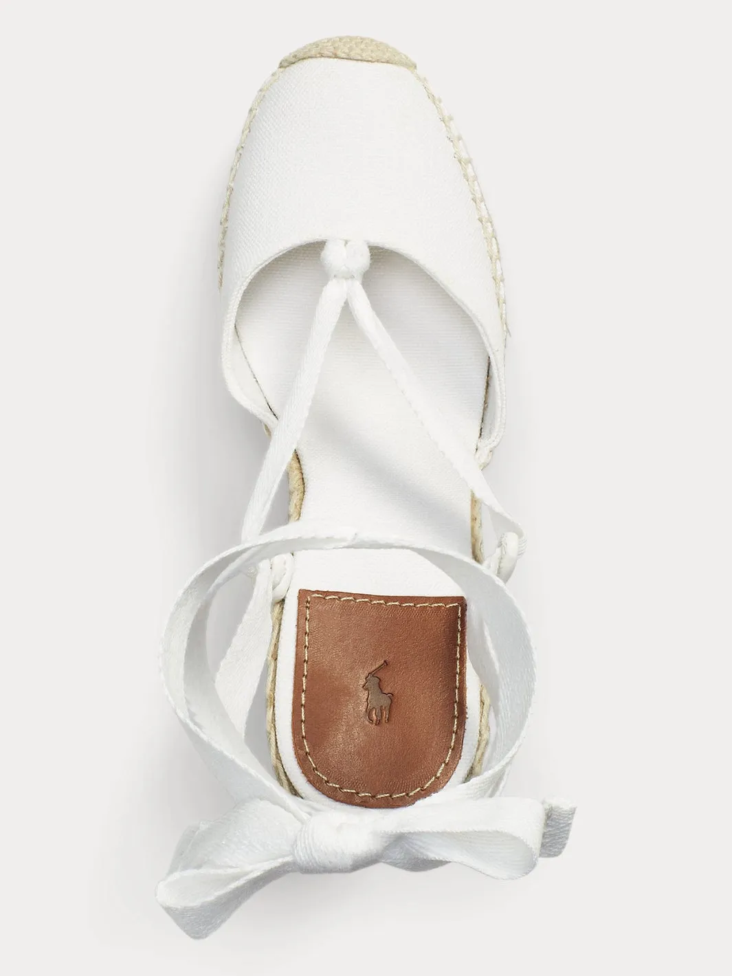 CANVAS WEDGE ESPADRILLE Hvit