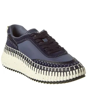 Chloé Nama Canvas & Leather Sneaker