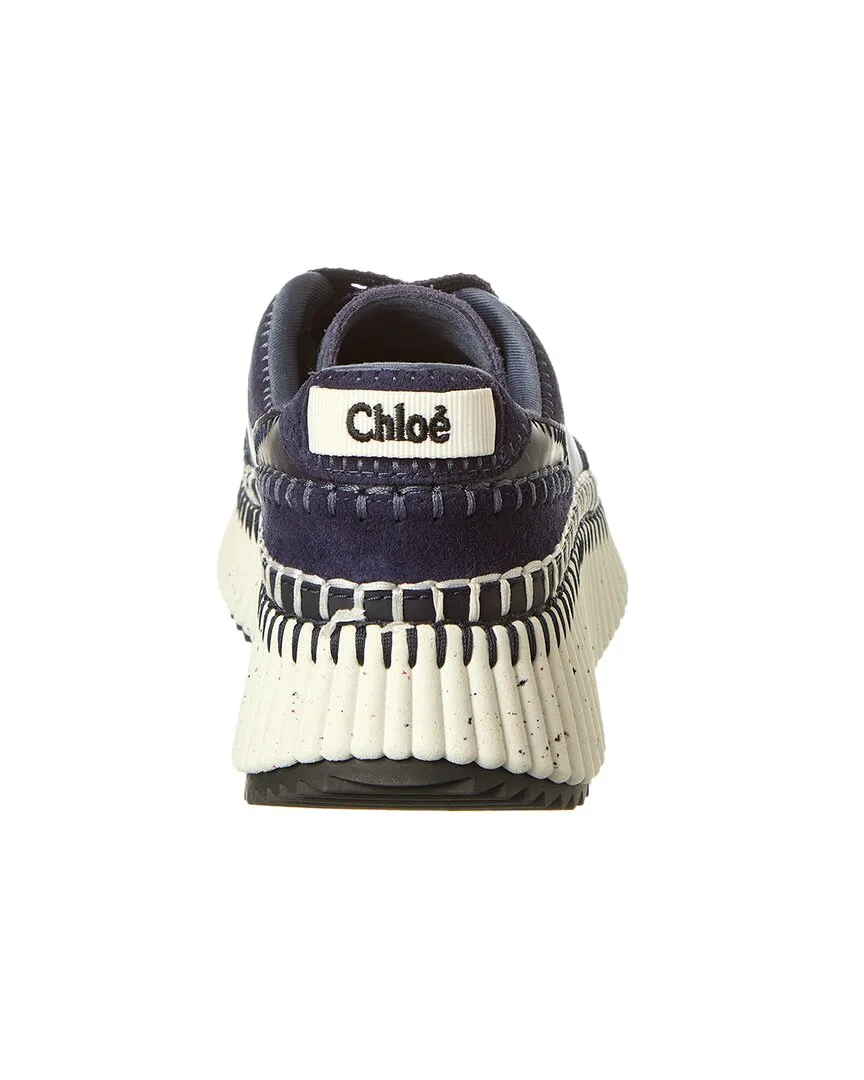 Chloé Nama Canvas & Leather Sneaker