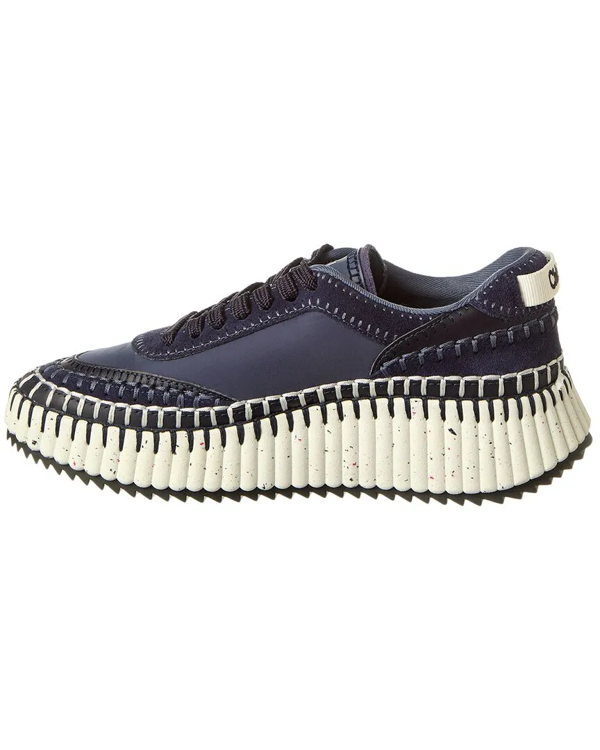 Chloé Nama Canvas & Leather Sneaker