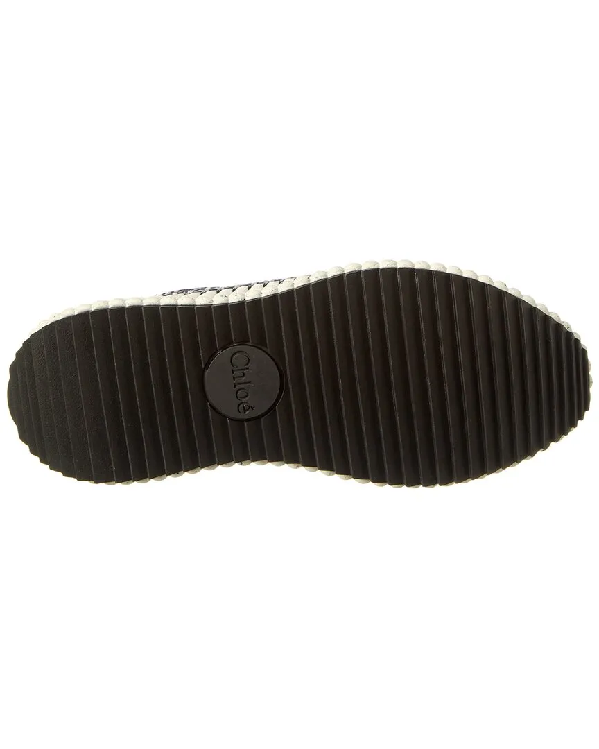 Chloé Nama Canvas & Leather Sneaker