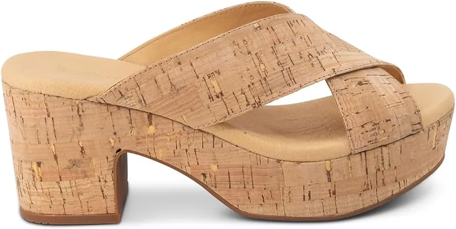 CHOCOLAT BLU Women Shoes Gio Criss Cross Raffia Slide