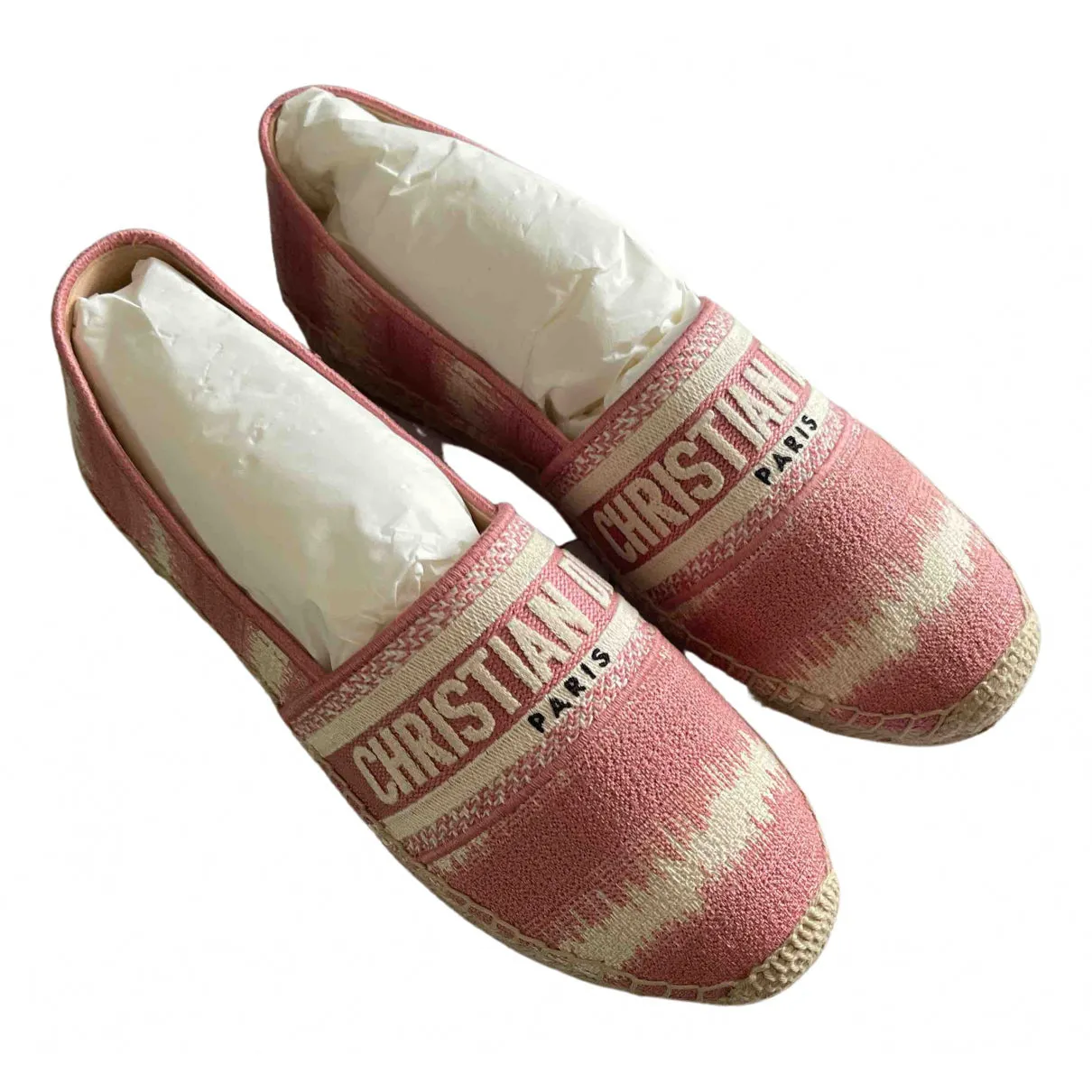 Christian Dior Embroidered D-Stripes Granville Espadrille