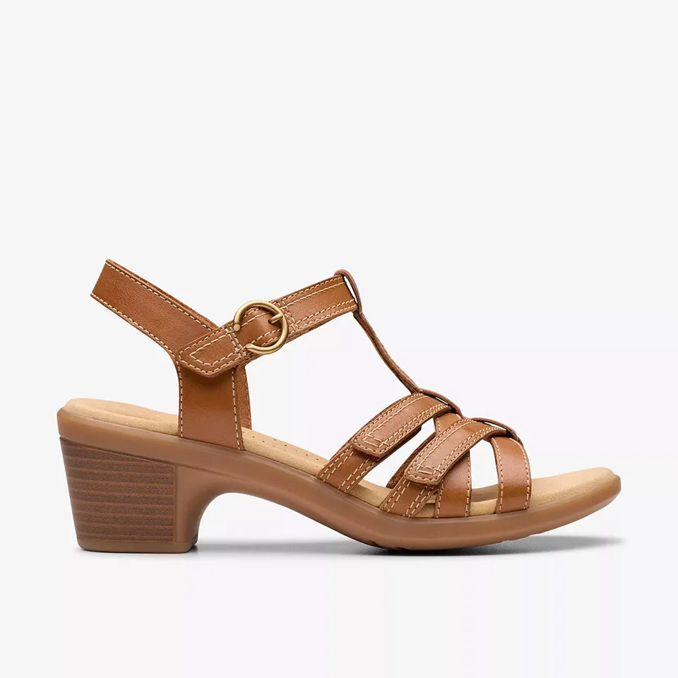 Clarks Women's Emily2 Rose Tan Leather 26181673