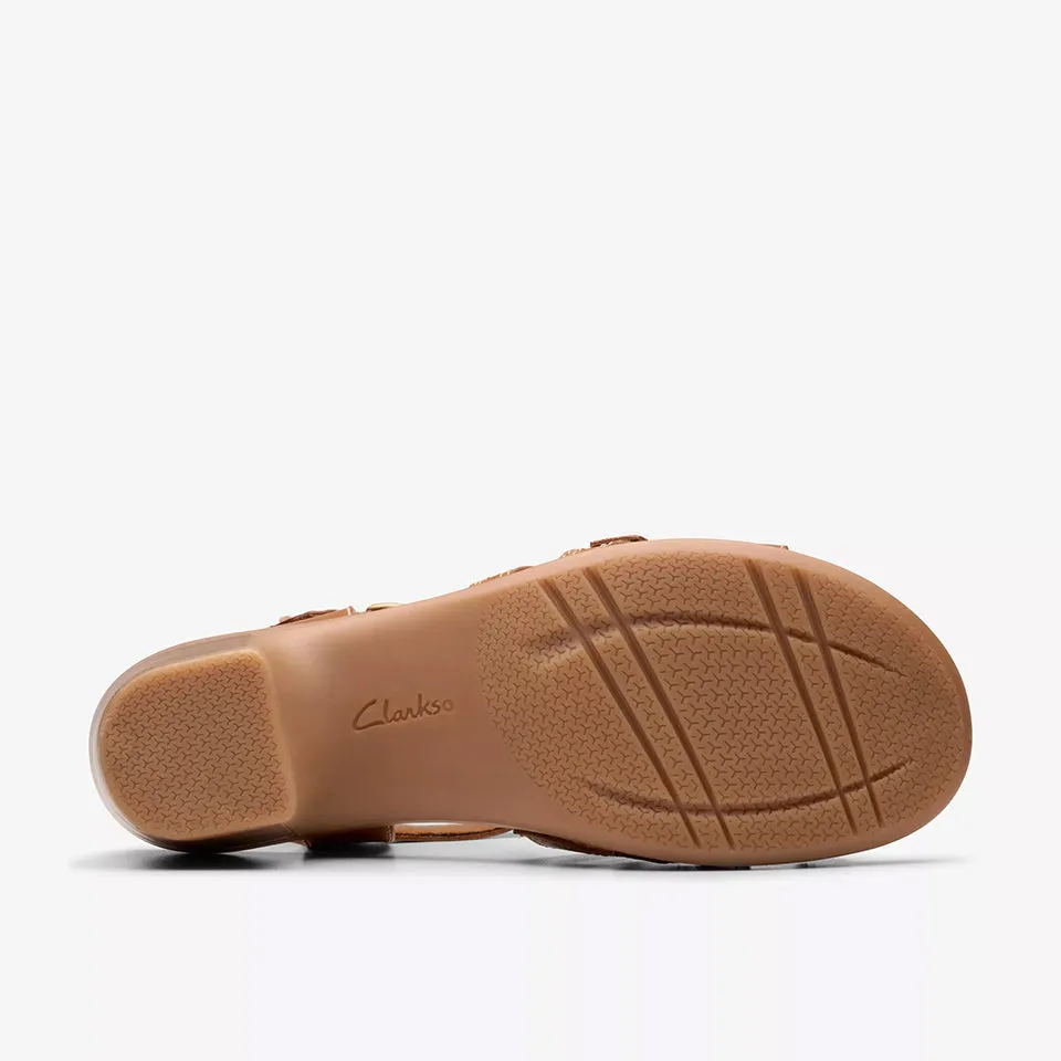 Clarks Women's Emily2 Rose Tan Leather 26181673
