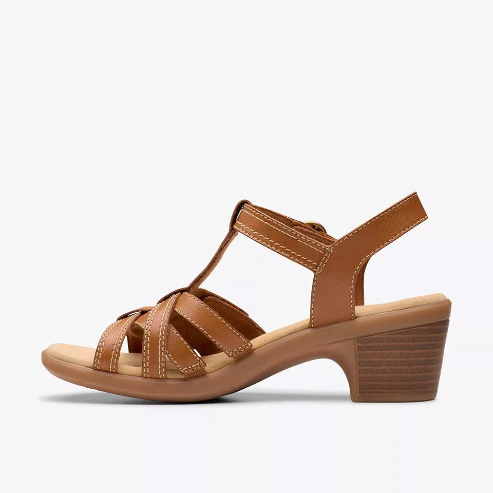 Clarks Women's Emily2 Rose Tan Leather 26181673