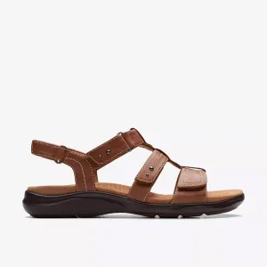 Clarks Women's Kitly Step Tan Leather 26172012