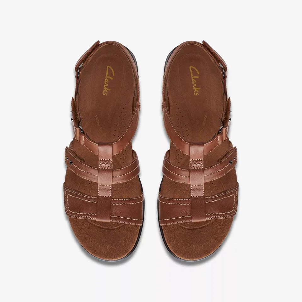 Clarks Women's Kitly Step Tan Leather 26172012