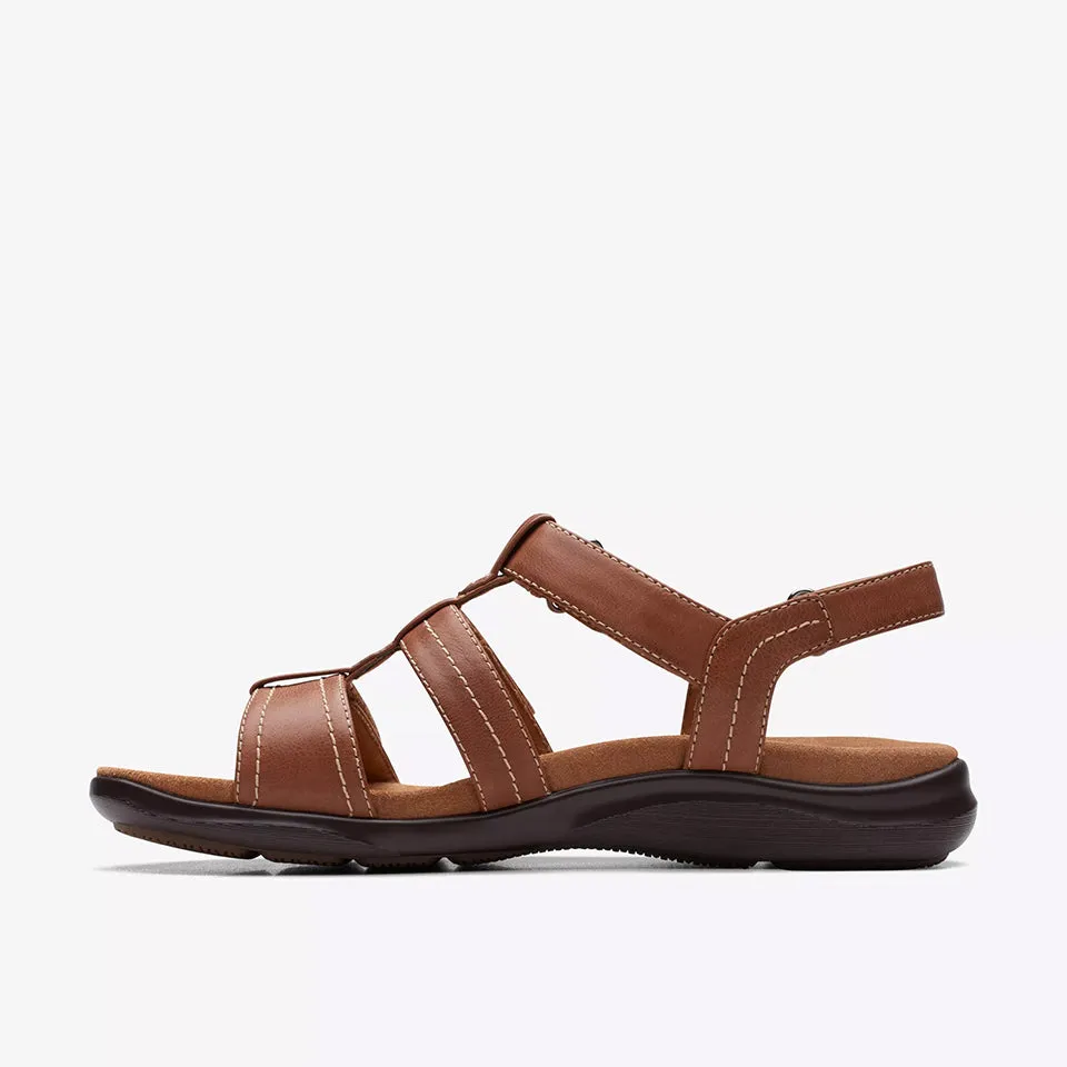 Clarks Women's Kitly Step Tan Leather 26172012