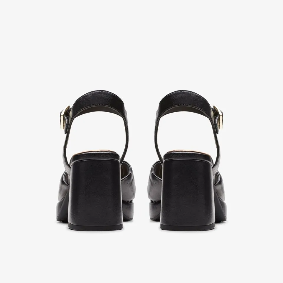 Clarks Women's Ritzy75 Rae Black Leather 26176646