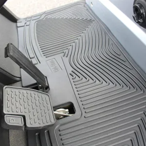 Club Clean Yamaha Golf Cart Floor Mat – Fits Drive, Drive2, G22, G14, Adventurer Models – Custom Fit, 8mm Thick Rubber – Water Channel Design – UV-Protected, Non-Slip – Industry Standard Golf Car Mat