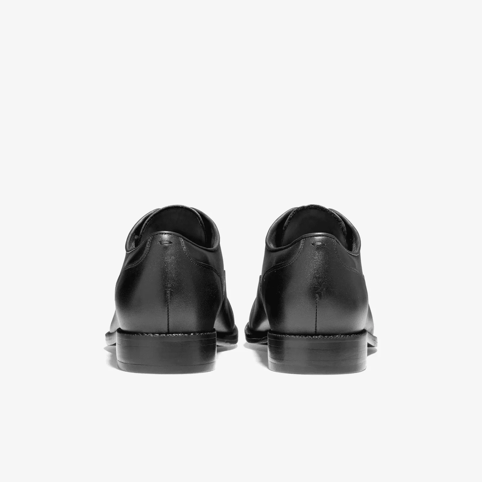 Cole Haan Men's Broadway Cap Toe Oxford Black Black WP Leather C37615