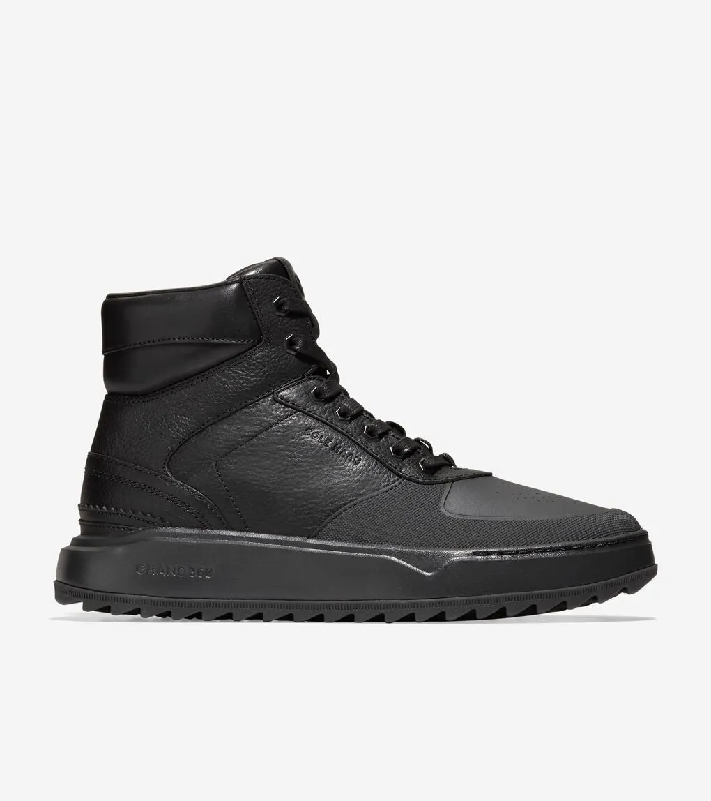 Cole Haan Men's Grandpro Crossover Sneaker Boot Black/Black C37387