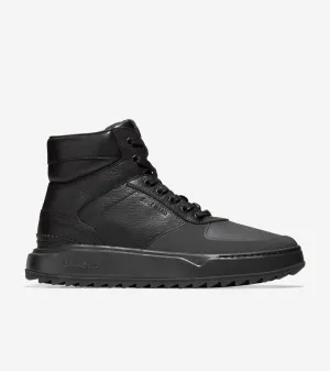 Cole Haan Men's Grandpro Crossover Sneaker Boot Black/Black C37387
