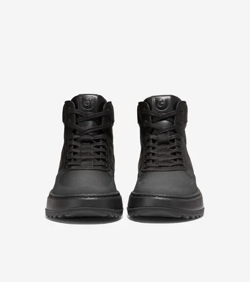 Cole Haan Men's Grandpro Crossover Sneaker Boot Black/Black C37387