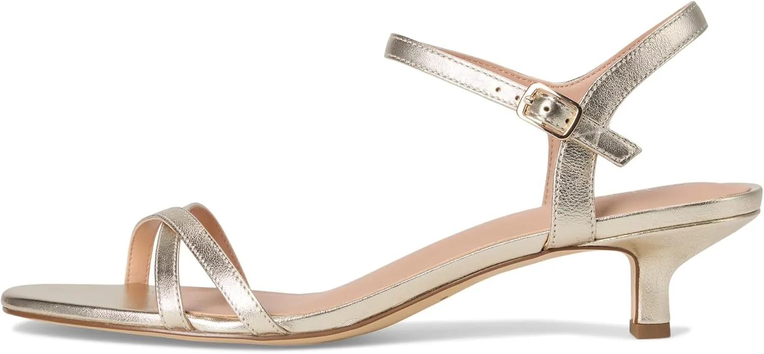 Cole Haan Women's Leni Kitten Heel Strappy Sandals 40mm Heeled