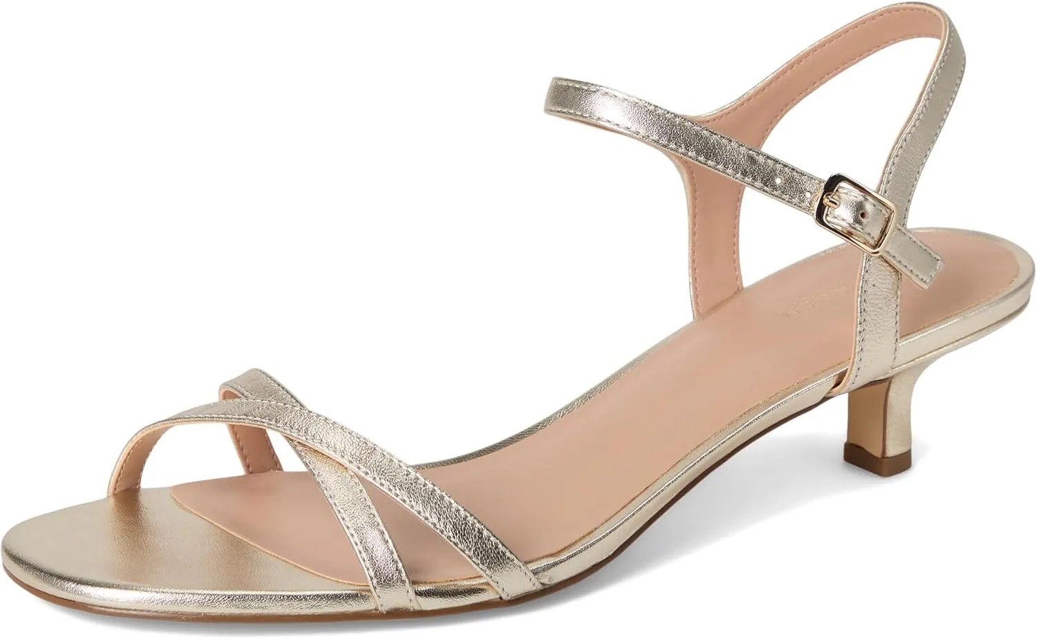 Cole Haan Women's Leni Kitten Heel Strappy Sandals 40mm Heeled