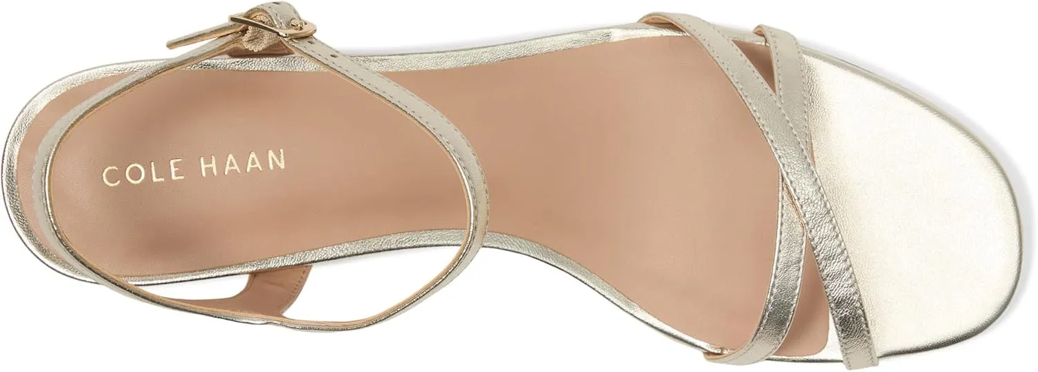 Cole Haan Women's Leni Kitten Heel Strappy Sandals 40mm Heeled