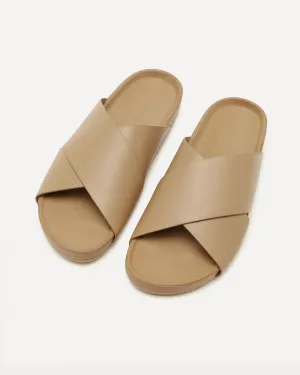 Crossover Slide - Tan
