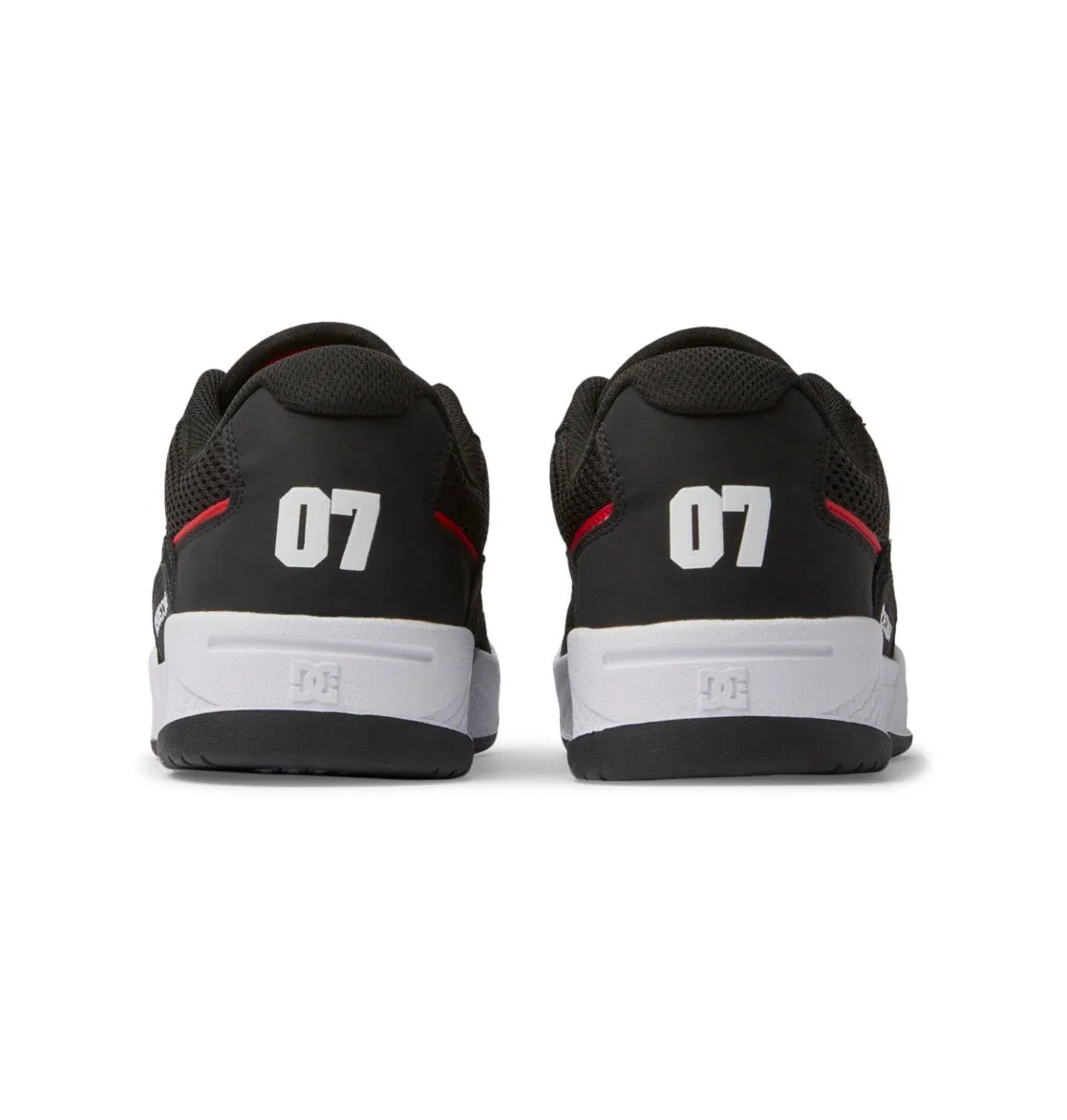 DC SHOES CONSTRUCT BLACK HOT CORAL TRAINERS