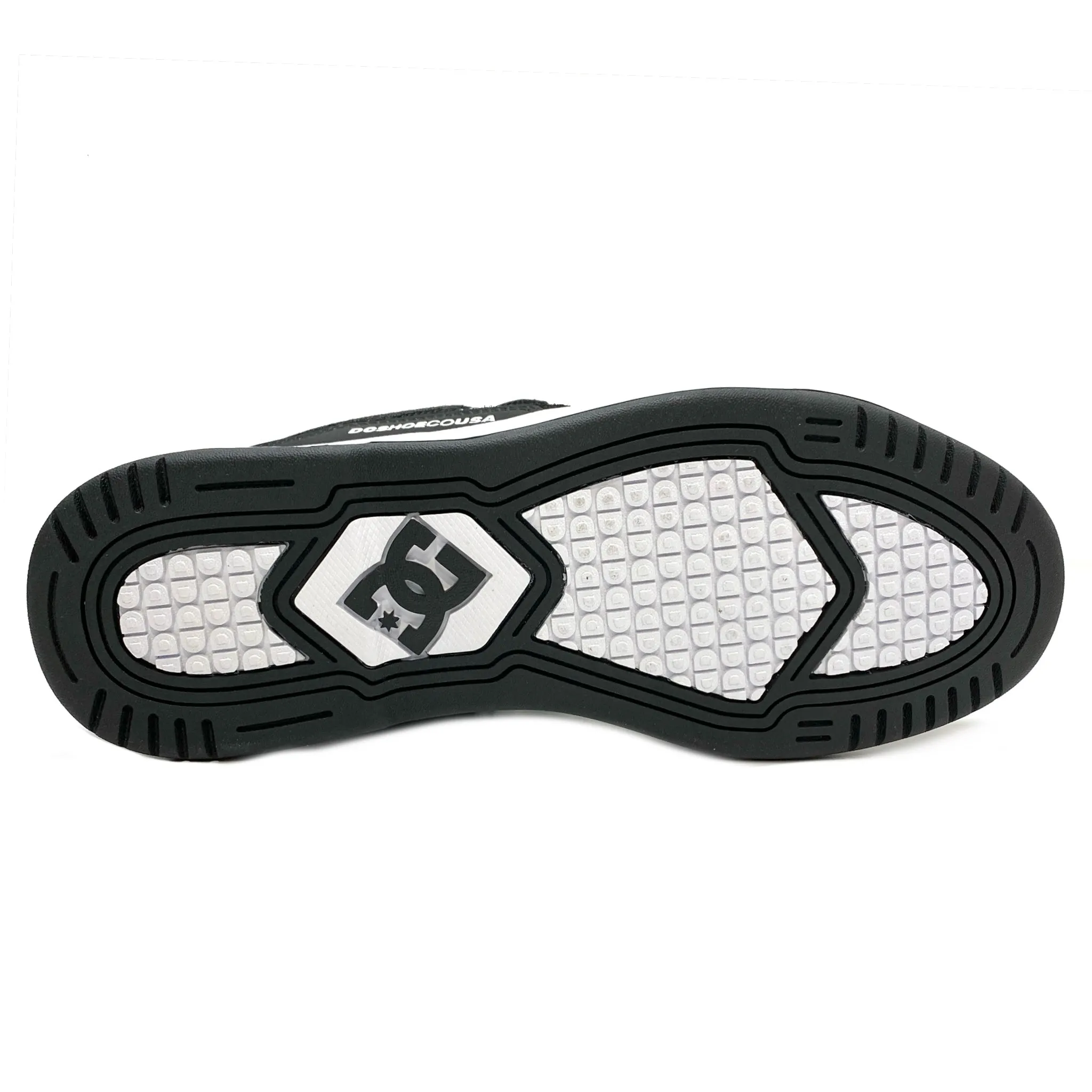 DC SHOES CONSTRUCT BLACK HOT CORAL TRAINERS