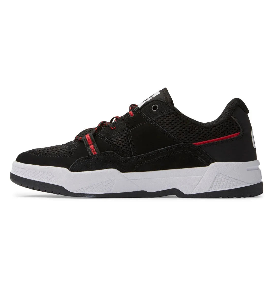 DC SHOES CONSTRUCT BLACK HOT CORAL TRAINERS
