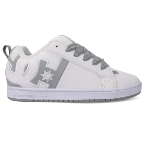 DC SHOES COURT GRAFFIK WHITE GREY TRAINERS