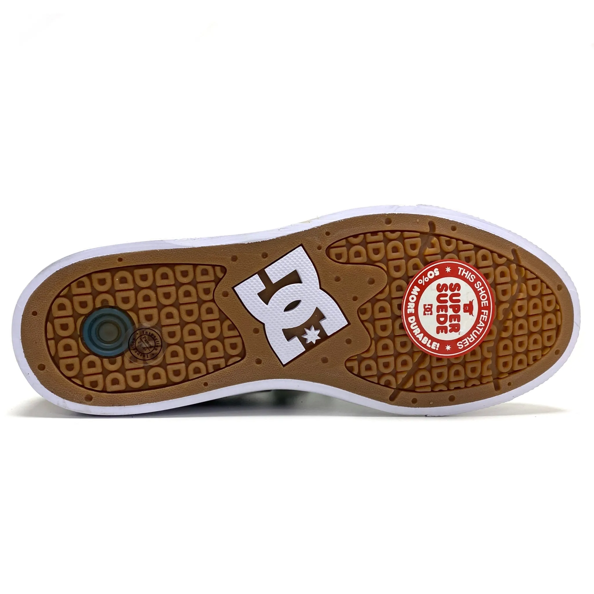 DC SHOES TEKNIC S BLACK & WHITE TRAINERS